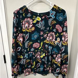 Ann Taylor Loft Peplum Top